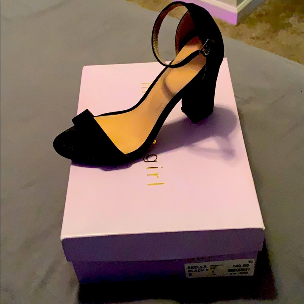 Black heels